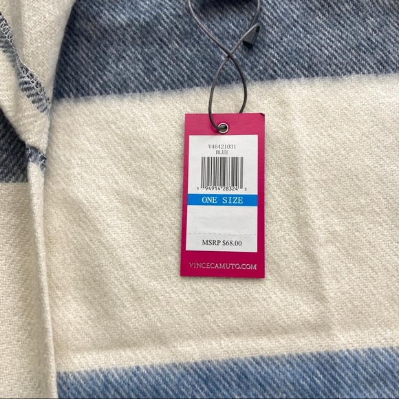 VINCE CAMUTO Colorblock Hooded Poncho - Picture 12 of 15